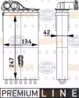 BEHR HELLA Service 8FH 351 312-131 - Siltummainis, Salona apsilde ps1.lv