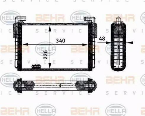 BEHR HELLA Service 8FH 351 312-371 - Siltummainis, Salona apsilde ps1.lv