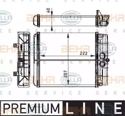 BEHR HELLA Service 8FH 351 312-791 - Siltummainis, Salona apsilde ps1.lv