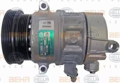 BEHR HELLA Service 8FK 351 322-341 - Kompresors, Gaisa kond. sistēma ps1.lv