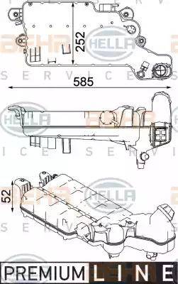 BEHR HELLA Service 8MA 376 750-611 - Kompensācijas tvertne, Dzesēšanas šķidrums ps1.lv