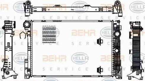 BEHR HELLA Service 8MK 376 756-221 - Radiators, Motora dzesēšanas sistēma ps1.lv