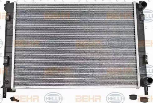 BEHR HELLA Service 8MK 376 764-321 - Radiators, Motora dzesēšanas sistēma ps1.lv