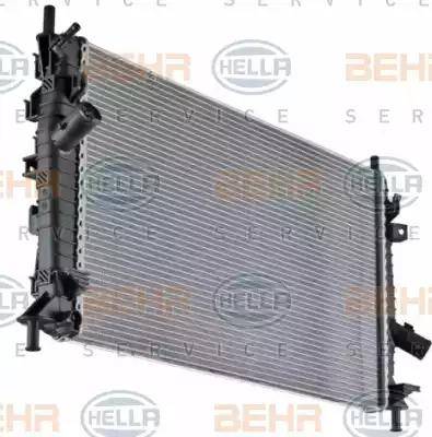 BEHR HELLA Service 8MK 376 764-261 - Radiators, Motora dzesēšanas sistēma ps1.lv