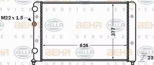 BEHR HELLA Service 8MK 376 704-721 - Radiators, Motora dzesēšanas sistēma ps1.lv