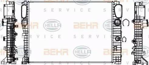 BEHR HELLA Service 8MK 376 700-594 - Radiators, Motora dzesēšanas sistēma ps1.lv