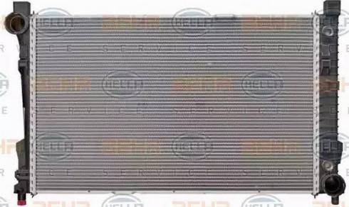 BEHR HELLA Service 8MK 376 714-334 - Radiators, Motora dzesēšanas sistēma ps1.lv