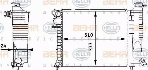 BEHR HELLA Service 8MK 376 717-511 - Radiators, Motora dzesēšanas sistēma ps1.lv