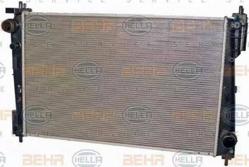 BEHR HELLA Service 8MK 376 788-781 - Radiators, Motora dzesēšanas sistēma ps1.lv