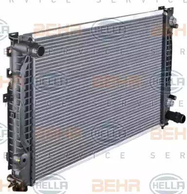 BEHR HELLA Service 8MK 376 720-601 - Radiators, Motora dzesēšanas sistēma ps1.lv