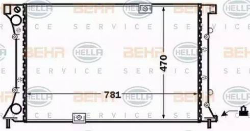 BEHR HELLA Service 8MK 376 771-771 - Radiators, Motora dzesēšanas sistēma ps1.lv