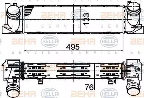 BEHR HELLA Service 8ML 376 791-751 - Starpdzesētājs ps1.lv