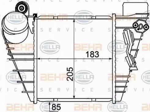 BEHR HELLA Service 8ML 376 776-051 - Starpdzesētājs ps1.lv