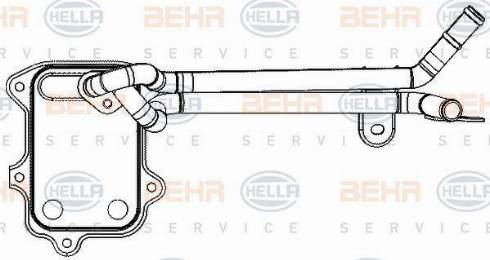 BEHR HELLA Service 8MO 376 797-041 - Eļļas radiators, Motoreļļa ps1.lv