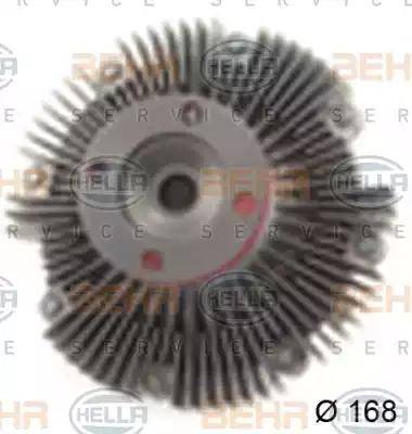 BEHR HELLA Service 8MV 376 791-081 - Sajūgs, Radiatora ventilators ps1.lv