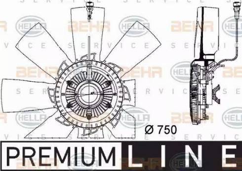 BEHR HELLA Service 8MV 376 757-131 - Ventilators, Motora dzesēšanas sistēma ps1.lv