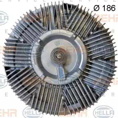 BEHR HELLA Service 8MV 376 702-051 - Sajūgs, Radiatora ventilators ps1.lv