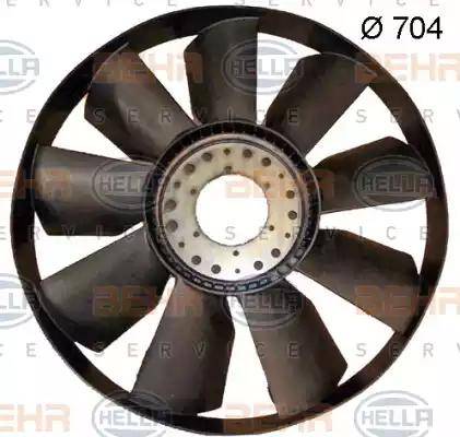 BEHR HELLA Service 8MV 376 702-011 - Ventilatora darba rats, Motora dzesēšanas sistēma ps1.lv