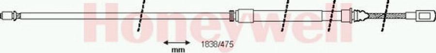 BENDIX 432898B - Trose, Stāvbremžu sistēma ps1.lv