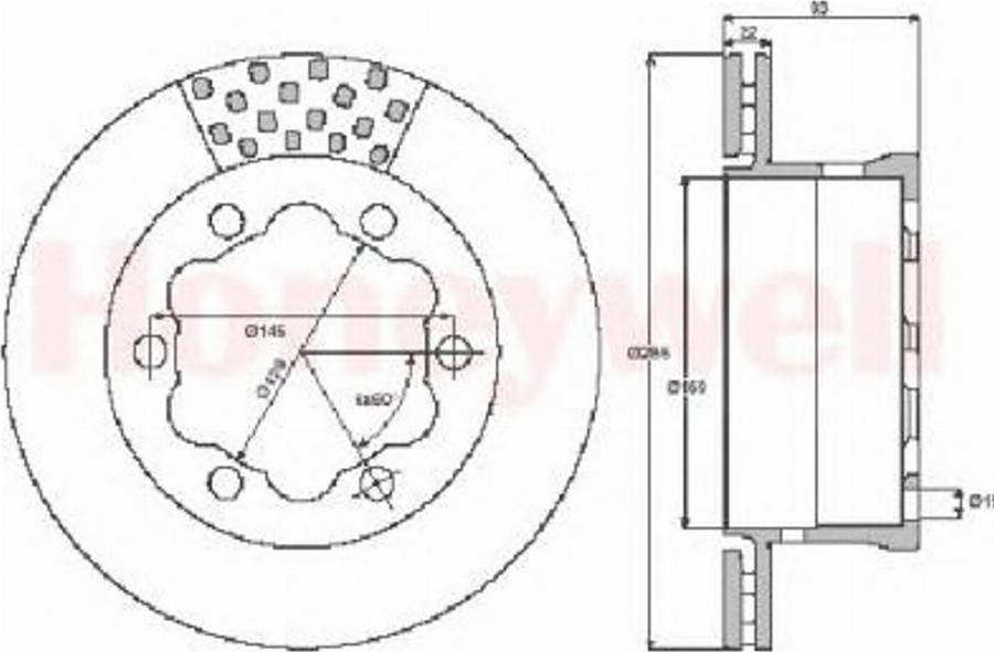 BENDIX 562475B - Bremžu diski ps1.lv