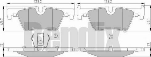 BENDIX 510963 - Bremžu uzliku kompl., Disku bremzes ps1.lv