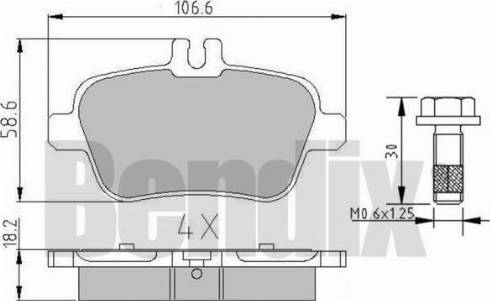 BENDIX 510914 - Bremžu uzliku kompl., Disku bremzes ps1.lv