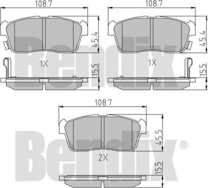 BENDIX 510406 - Bremžu uzliku kompl., Disku bremzes ps1.lv