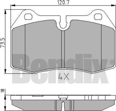 BENDIX 510501 - Bremžu uzliku kompl., Disku bremzes ps1.lv