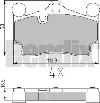 BENDIX 510604 - Bremžu uzliku kompl., Disku bremzes ps1.lv