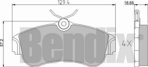 BENDIX 510099 - Bremžu uzliku kompl., Disku bremzes ps1.lv