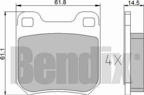 BENDIX 510114 - Bremžu uzliku kompl., Disku bremzes ps1.lv