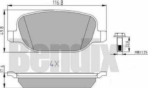 BENDIX 510891 - Bremžu uzliku kompl., Disku bremzes ps1.lv