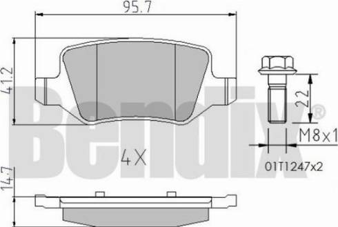 BENDIX 510209 - Bremžu uzliku kompl., Disku bremzes ps1.lv