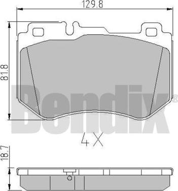 BENDIX 511188 - Bremžu uzliku kompl., Disku bremzes ps1.lv