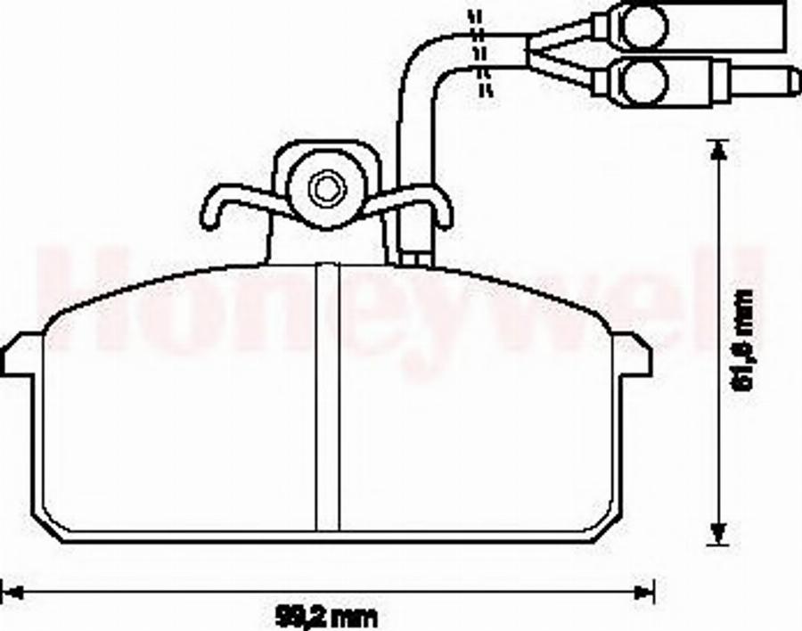 BENDIX 571455B - Bremžu uzliku kompl., Disku bremzes ps1.lv