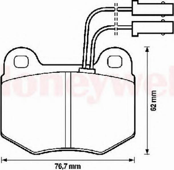 BENDIX 571450B - Bremžu uzliku kompl., Disku bremzes ps1.lv