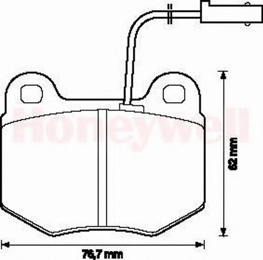 BENDIX 571466B - Bremžu uzliku kompl., Disku bremzes ps1.lv