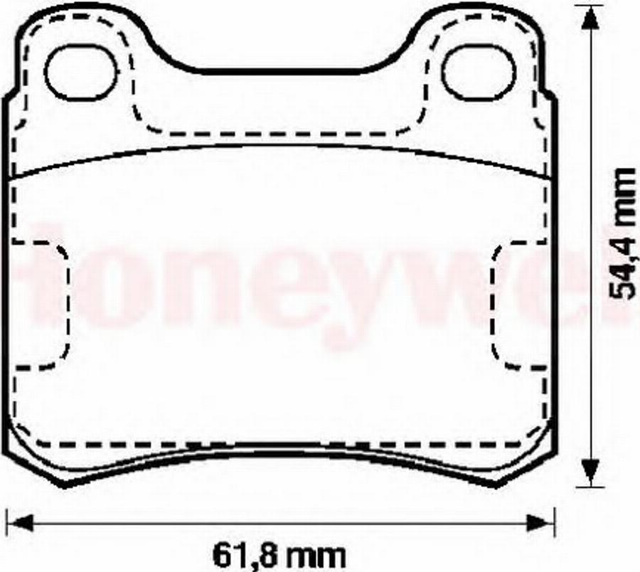 BENDIX 571556B - Bremžu uzliku kompl., Disku bremzes ps1.lv