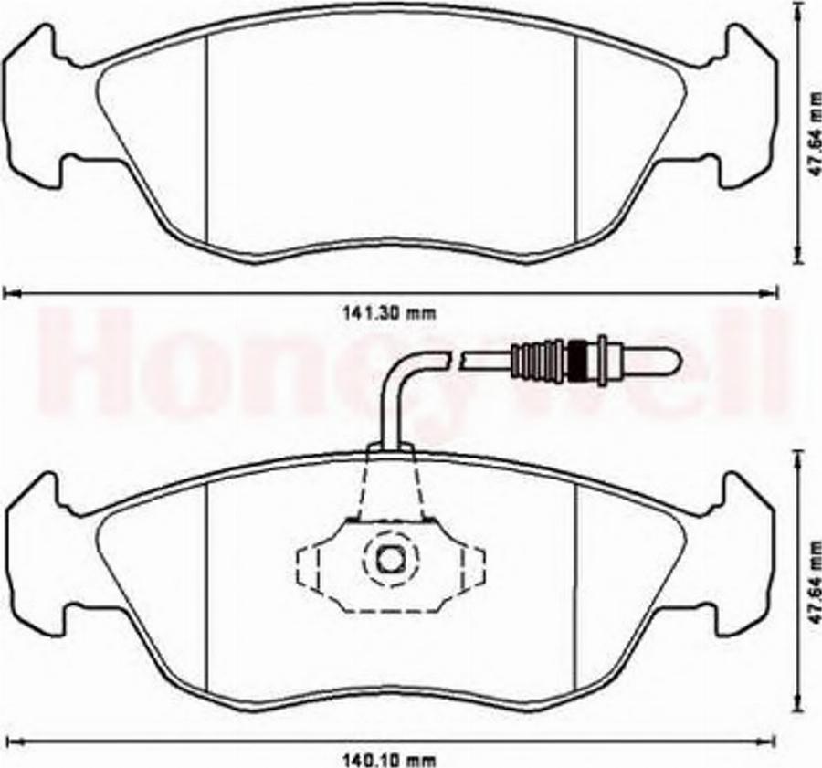 BENDIX 571509B - Bremžu uzliku kompl., Disku bremzes ps1.lv