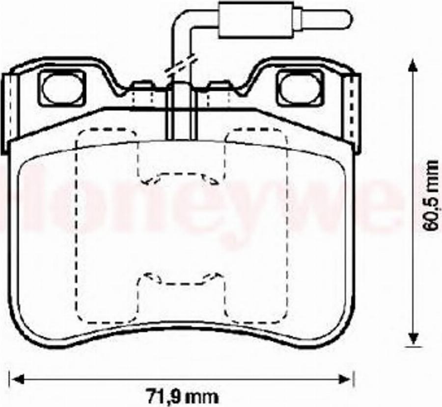 BENDIX 571367X - Bremžu uzliku kompl., Disku bremzes ps1.lv