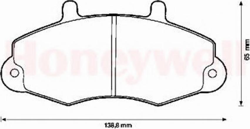 BENDIX 571745X - Bremžu uzliku kompl., Disku bremzes ps1.lv