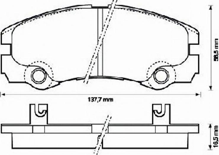 BENDIX 573066B - Bremžu uzliku kompl., Disku bremzes ps1.lv