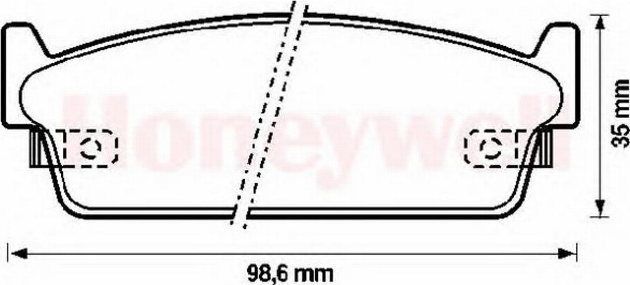 BENDIX 572153B - Bremžu uzliku kompl., Disku bremzes ps1.lv