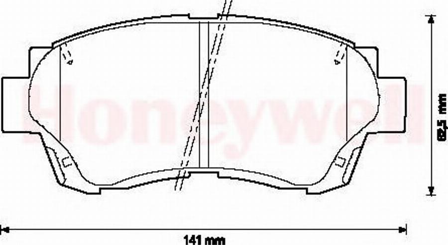 BENDIX 572392B - Bremžu uzliku kompl., Disku bremzes ps1.lv