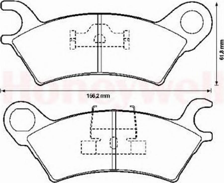 BENDIX 572372B - Bremžu uzliku kompl., Disku bremzes ps1.lv