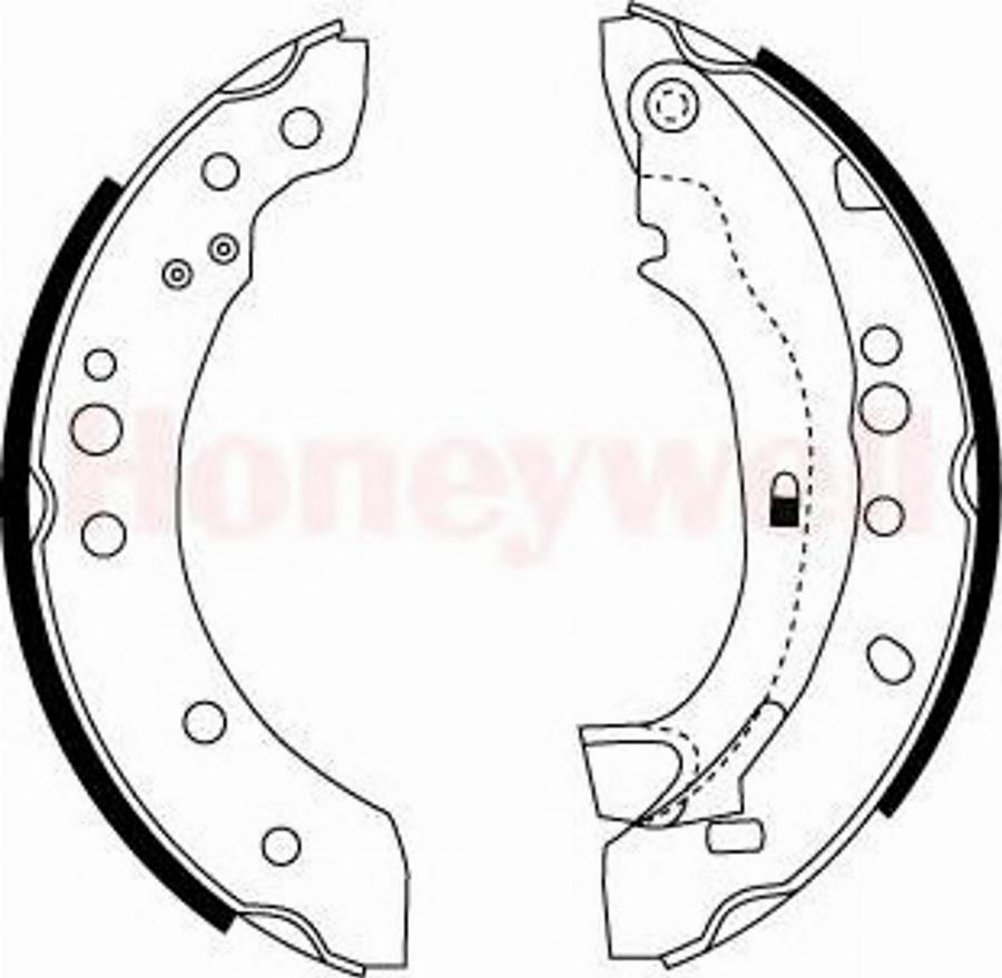 BENDIX 362409 B - Bremžu loku komplekts ps1.lv