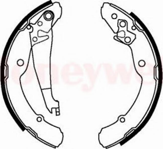 BENDIX 362385 B - Bremžu loku komplekts ps1.lv