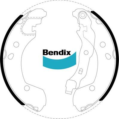 Bendix-AU BS5060 - Bremžu loku komplekts ps1.lv