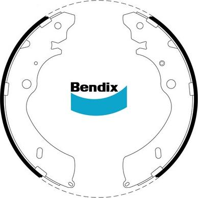 Bendix-AU BS5010 - Bremžu loku komplekts ps1.lv