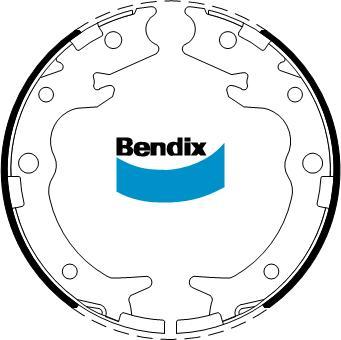 Bendix-AU BS5256 - Bremžu loku kompl., Stāvbremze ps1.lv